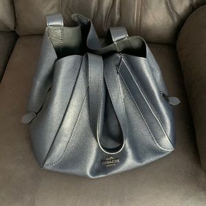 Coach hobo bag in midnight navy. Excellent used condition!